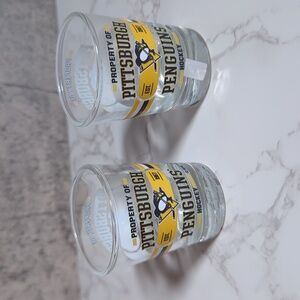 Pittsburgh Penguins Shot Glasses From Private Box Seats NEW